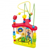 Bino large wooden activity maze with beads