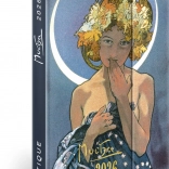 Heti mágneses határidőnapló Alfons Mucha 2026