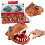 Skill Game Biting Attacking Dinosaur Brown