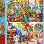 Puzzle 2×500 – The Art of Painting