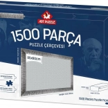 Puzzle Frame 85x60 cm Silver