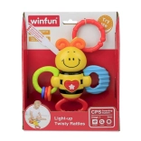 light-up bee rattle with melodies for babies
