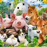 Puzzle 60 Pieces Farm Friends