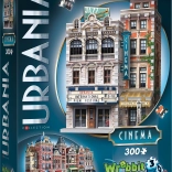 WREBBIT 3D Puzzle Urbania: Cinema, 300 pieces