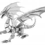 METAL EARTH 3D Puzzle Silver Dragon (ICONX)