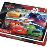 Puzzle 160 pièces – course victorieuse DISNEY CARS 3