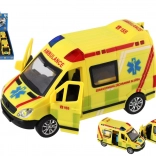 Rescue Team Car – Plastic Ambulance 14.5 cm with Light and Sound