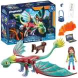Playmobil Dragons The Nine Realms – drakenfiguur en Alex, bouwset 14 delen