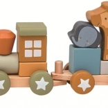 Wooden Animal Train 2Kids Toys
