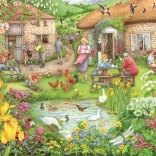 Puzzle Farm Café in the Valley 1000 pieces