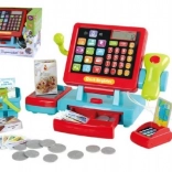 Kinderspielkasse mit Touchscreen und Zubehör