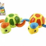 Floating wind-up water turtle, plastic toy 12 cm