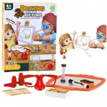 Family Game Draw and Guess the Picture - Nose Drawing