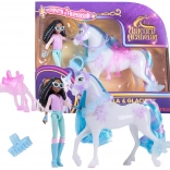 Unicorn Academy Layla & Glacier – doll and unicorn with accessories