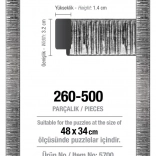 Puzzle Frame 48 × 34 cm Silver