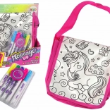 Kit créatif – colorie ton sac licorne DIY