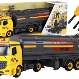 Autocisterna da montare per bambini con luci e suoni – gialla DIY