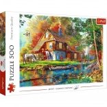Puzzle 500 pieces – Cottage by the River TREFL