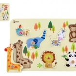 Houten puzzel ZOO voor kinderen