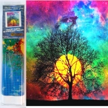 Kit de peinture diamant NORIMPEX coucher de soleil coloré 30 × 40 cm