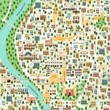 Seville Map Puzzle 1000 Pieces Ravensburger