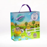 Flockies hišica za živalice s figurico mačka Caroline