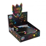 Scratch Art Pad with 75 Sheets and Stylus 9 × 9 cm