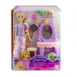 Disney Princess Rapunzel with Stylish Accessories – playset with doll and friend Pascal