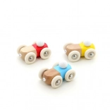 Vilac wooden mini car yellow