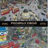 Puzzle Piccadilly Circus Across the Decades 1000 Pieces GIBSONS