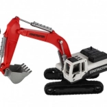 Építőjáték lánctalpas kotrógép műanyag/fém