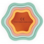 silicone stacking flower tropical vibe by bieco