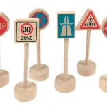 WoodyLand Traffic Sign Set 6 pcs