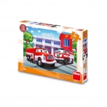 Dino puzzel Brandweer 24 stukken