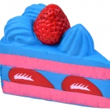 Piankowy antystresowy squishy kawałek tortu