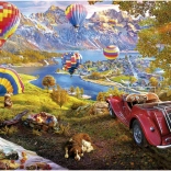 EDUCA Puzzle Hot Air Balloon Valley 3000 pieces