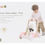 Wooden Toddler Walker Pink