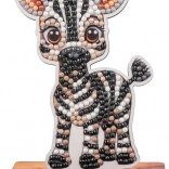 Diamantschilderen Safari: Zebra