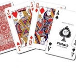 Plastic speelkaarten voor poker en bridge in doosje