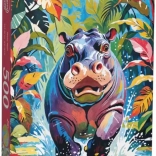 Puzzle Happy Hippo 500 pieces CHERRY PAZZI