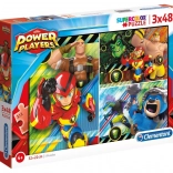 Puzzle Power Players 3x48 pieces