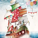 Puzzle Free Ship 1000 Pieces MAGNOLIA