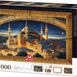 Puzzle with Frame and Glue 3-in-1 Hagia Sophia 1000 Pieces