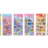 Svíticí nálepky 10 × 22 cm, mix motivů