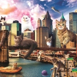 Puzzle Cats in New York 1000 Pieces