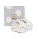 Doudou ensemble de chaussons avec hochets Lapin beige
