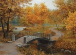 EUROGRAPHICS Puzzle Autumn in the Old Park 1000 pieces