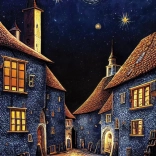 ART PUZZLE Medieval Night of the Khans Puzzle 500 pieces