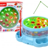 Game Fishing Rods Lights Sounds Blue