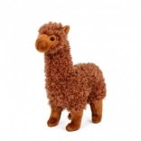 Plys Lama Alpaka 30 cm Brun